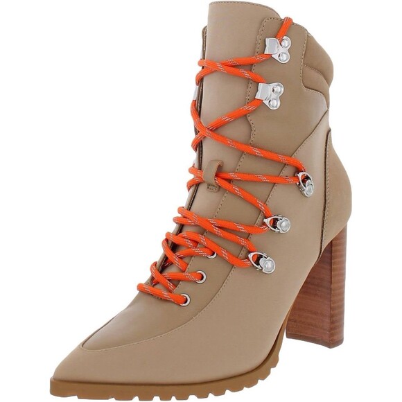 NEW Steve Madden Karey Leather Pointed Toe Ankle Boots Shoes Size 5 - Picture 6 of 6